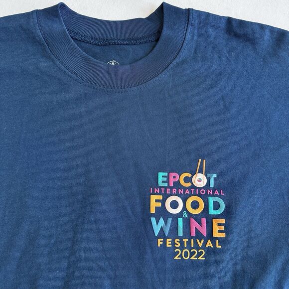 Disney Parks Epcot Food & Wine Festival 2022 Spirit Jersey Adult Size Small NEW - Picture 6 of 9